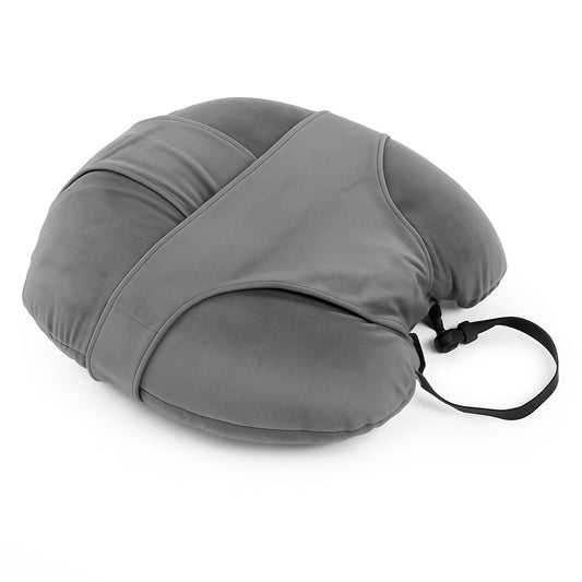 VRINDAKUL™ Grey Feeding Pillow – Ergonomic Support for Mom & Baby