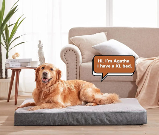 Vrindakul XXL Size Dog Bed – Ultra Soft, Orthopedic Comfort for Large & Extra-Large Breeds