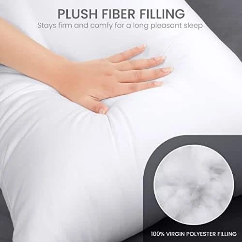 Vrindakul Long Hug Pillow – Ultra Soft Full-Length Body Pillow for Deep Sleep, Comfort & Support