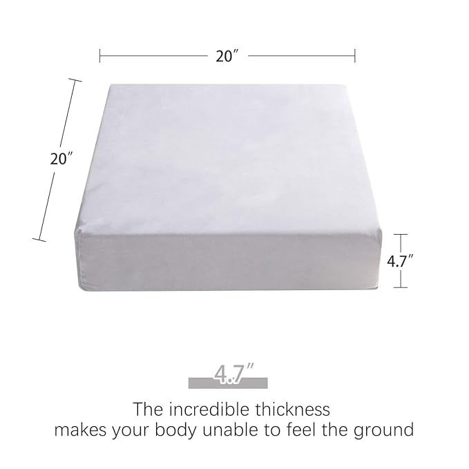 Vrindakul Premium 20x20 Inch Square Cushion – Multi-Purpose Comfort for Your Everyday Life