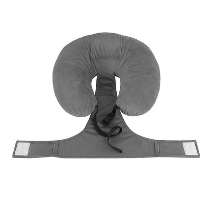 VRINDAKUL™ Grey Feeding Pillow – Ergonomic Support for Mom & Baby