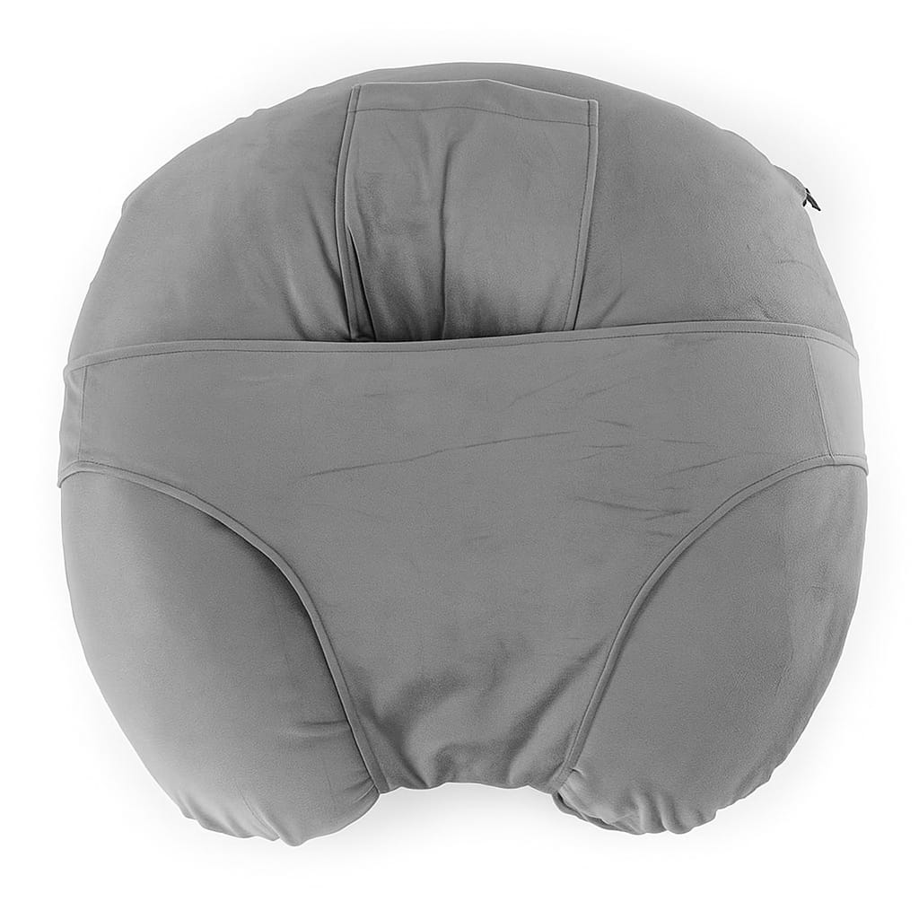 VRINDAKUL™ Grey Feeding Pillow – Ergonomic Support for Mom & Baby