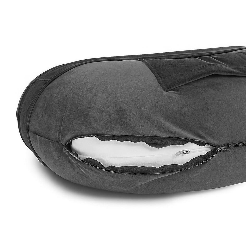VRINDAKUL™ Grey Feeding Pillow – Ergonomic Support for Mom & Baby