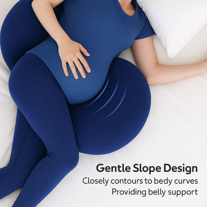 💙 VRINDAKUL™ 3-Piece Maternity Pillow Set – Premium Blue Edition