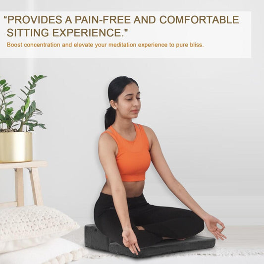 🧘‍♂️ VRINDAKUL™ Premium Foldable Meditation Chair