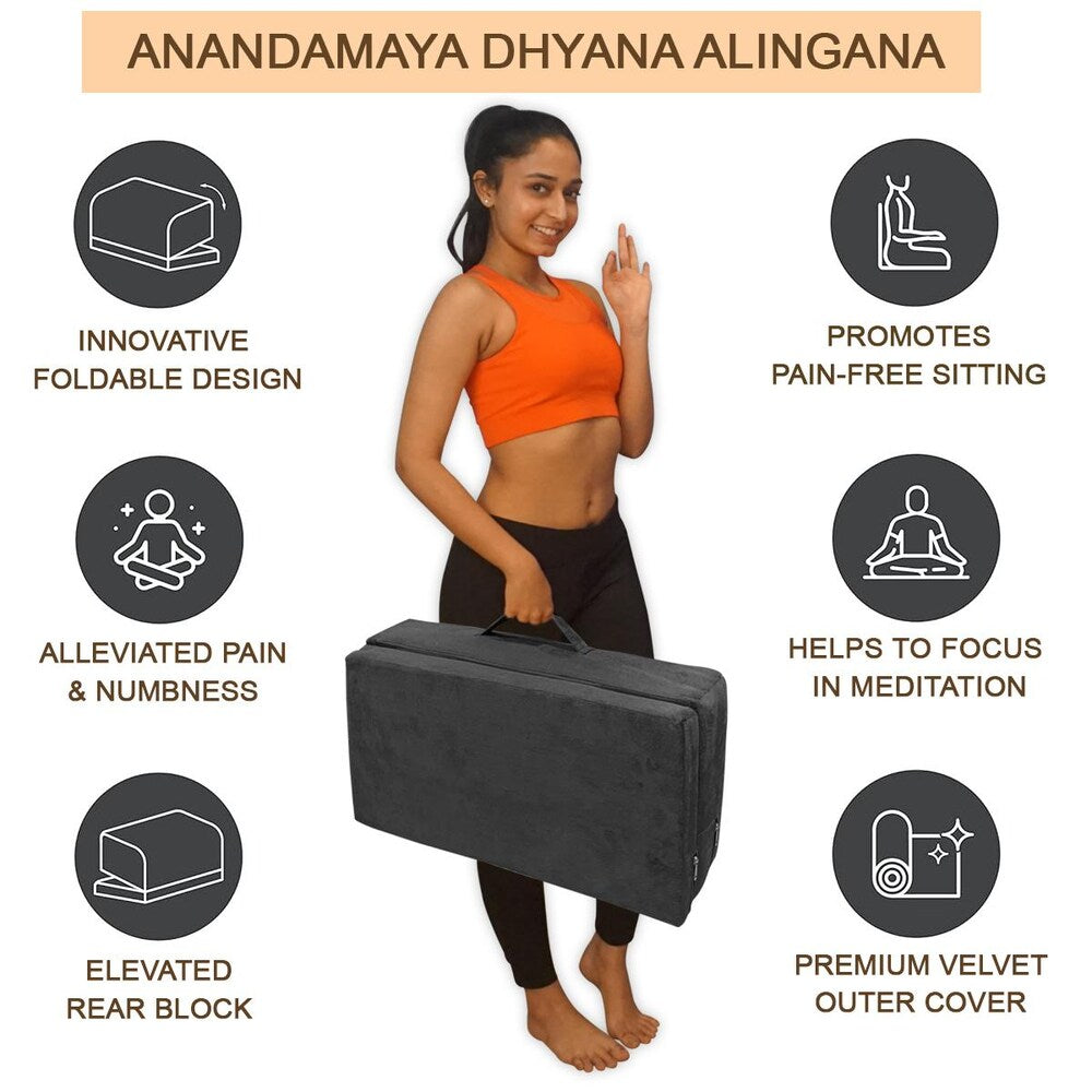 🧘‍♂️ VRINDAKUL™ Premium Foldable Meditation Chair